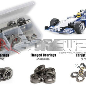 tam204b - Tamiya F201 Chassis (#58303) Metal Shielded Bearing Kit
