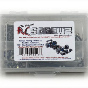tam217 - Stainless Steel Screw Kit For The Tamiya TRF103 1/10th (#42318)