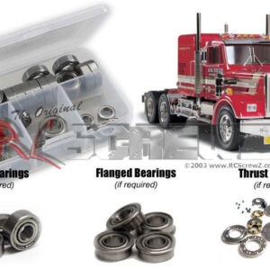 tam268b - Tamiya 1/14 King Hauler 10X8 (#56301) Compatible Metal Shielded Bearing Kit