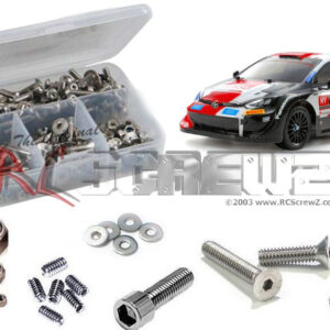 tam275 - Tamiya TT-02 / Toyota GAZOO Rally 1/10th (#58716) Compatible Stainless Steel Screw Kit