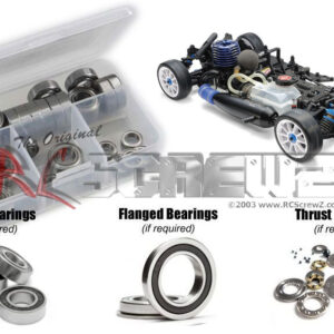 tam289r - Tamiya TG10 MK.2 FZ Racing 1/10th (#44055) Compatible Rubber Shielded Bearing Kit