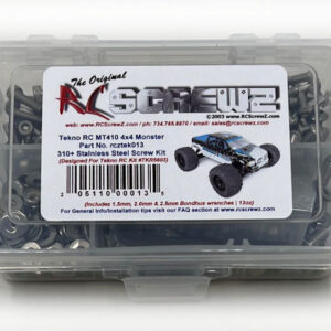 tek013 - Stainless Steel Screw Kit For The Tekno MT410 4x4 Monster (#TKR5603)