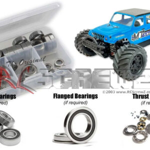 tek027r - Tekno RC MT410 2.0 1/10th 4wd (#TKR9501) Compatible Rubber Shielded Bearing Kit