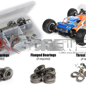 tek029b - Tekno RC ET410.2 4wd 1/10th (#TKR7207) Compatible Metal Shielded Bearing Kit