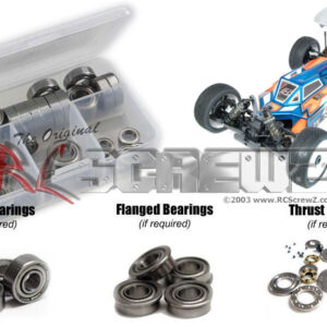 tek031b - Tekno RC EB48 2.2 1/8th 4WD (TKR9005) Compatible Metal Shielded Bearing Kit