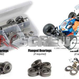 tek032b - Tekno RC NB48 2.2 1/8th 4WD (TKR9305) Compatible Metal Shielded Bearing Kit