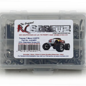 tra001 - Stainless Steel Screw Kit For The Traxxas T-Maxx 2.5 (#4910)