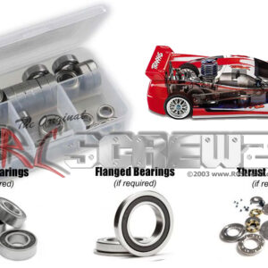tra003r -  Rubber Shielded Bearing Kit For The Traxxas 4-Tec 2.5 Nitro (#4810)