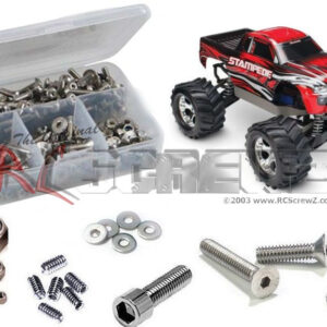 tra005 - Traxxas Stampede 1/10th (#3601/3610) Compatible Stainless Steel Screw Kit