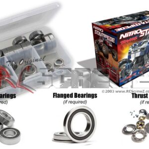 tra007r - Rubber Shielded Bearing Kit For The Traxxas Nitro Stampede RTR