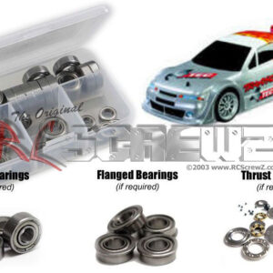 tra008b - Metal Shielded Bearing Kit For The Traxxas 4-Tec Elec. (#6808)