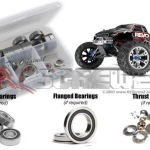 tra015r - Rubber Shielded Bearing Kit For The Traxxas Revo 3.3 (#53097)