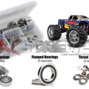 tra017r - Rubber Shielded Bearing Kit For The Traxxas T-Maxx 2.5R (#49104-1)