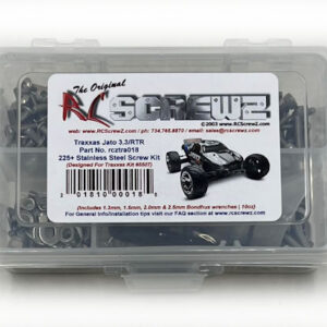 tra018 - Stainless Steel Screw Kit For The Traxxas Jato 3.3 (#5507)