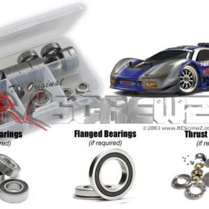 tra019r - Rubber Shielded Bearing Kit For The Traxxas 4-Tec 3.3 (#4809)