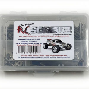 tra020 - Stainless Steel Screw Kit For The Traxxas Rustler XL-5 (#37054-4)