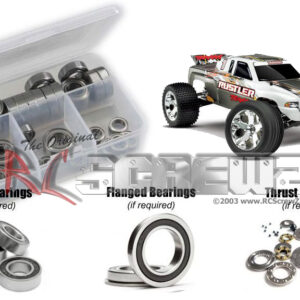 tra020r - Rubber Shielded Bearing Kit For The Traxxas Rustler XL-5 (#37054-4)