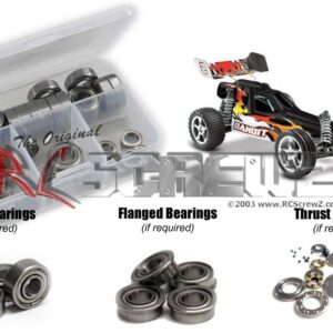 tra022b - Metal Shielded Bearing Kit For The Traxxas Bandit XL-5/RTR