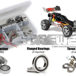 tra022r - Rubber Shielded Bearing Kit For The Traxxas Bandit XL-5/RTR