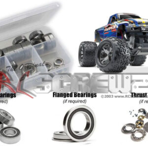 tra024r - Rubber Shielded Bearing Kit For The Traxxas Stampede VXL (#3607/6708)
