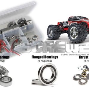 tra030r - Rubber Shielded Bearing Kit For The Traxxas E-Maxx2 EVX (#39036)