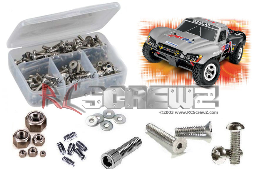 traxxas slash screw sizes
