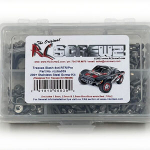 tra039 - Stainless Steel Screw Kit For The Traxxas Slash 4x4 (#68086)