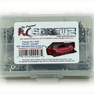 tra047 - Stainless Steel Screw Kit For The Traxxas XO-1 RTR (#64077)