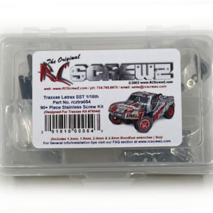 tra054 - Stainless Steel Screw Kit For The Traxxas Latrax 4wd 1/18th SST (#76044)