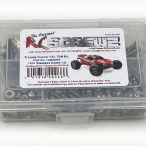 tra066 - Traxxas Rustler VXL / TSM (#67076-3) Stainless Steel Screw Kit