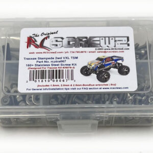 tra067 - Traxxas Stampede VXL/TSM (#36076-3) Stainless Steel Screw Kit