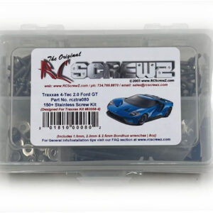 tra080 - Stainless Steel Screw Kit For The Traxxas 4-Tec 2.0 Ford GT (#83056-4)
