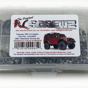tra081 - Stainless Steel Screw Kit For The Traxxas TRX-4 Crawler (#82056-4)