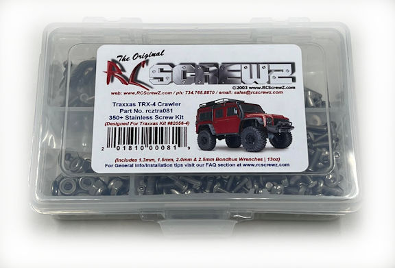 RCScrewZ Stainless Steel Screw Kit (tra062) – For Traxxas E-Maxx TSM Edition #39087-3 – 205+ Pieces, Rust-Proof