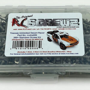 tra086 - Traxxas Umlimited Desert (#85076-4) Stainless Steel Screw Kit