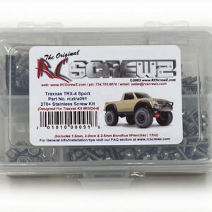 tra091 - Stainless Steel Screw Kit For The Traxxas TRX-4 Sport (#82024-4)