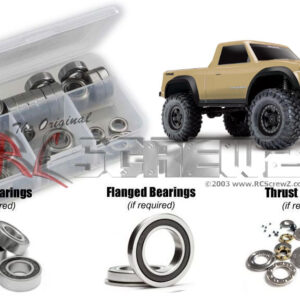 tra091r - Rubber Shielded Bearing Kit For The Traxxas TRX-4 Sport (#82024-4)
