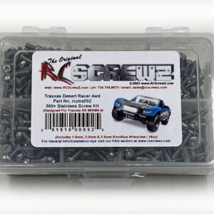 tra092 - Stainless Steel Screw Kit For The Traxxas Desert Racer 4wd (#85086-4)
