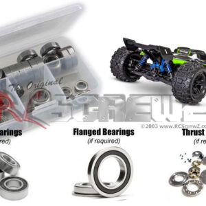tra101r - Rubber Shielded Bearing Kit For The Traxxas Sledge 4x4 1/8th (#95076-4)