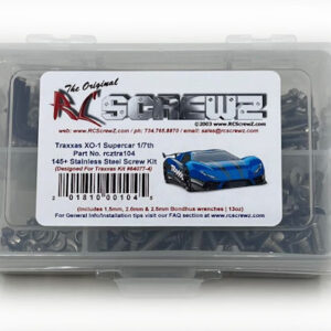 tra104 - Stainless Steel Screw Kit For The Traxxas XO-1 Supercar 1/7th (#64077-3)