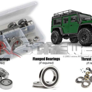 tra105r - Rubber Shielded Bearing Kit For The Traxxas TRX-4M Defender 1/18th (#97054-1)