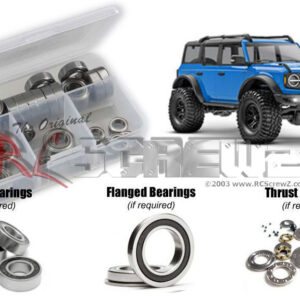 tra106r - Rubber Shielded Bearing Kit For The Traxxas TRX-4M Bronco 1/18th (#97074-1)