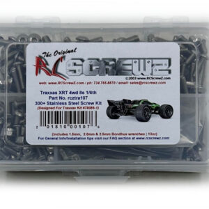tra107 - Stainless Steel Screw Kit For The Traxxas XRT 4wd 8s 1/6th (#78086-4)