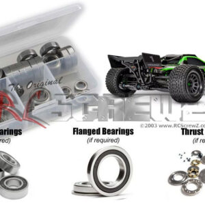 tra107r - Rubber Shielded Bearing Kit For The Traxxas XRT 4wd 8s 1/6th (#78086-4)