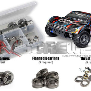 tra116b - Traxxas Slash BL-2S 4x4 (#68154-4) Compatible Metal Shielded Bearing Kit