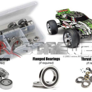 tra117r - Traxxas Rustler 2wd USB-C (#37054-8) Compatible Rubber Shielded Bearing Kit
