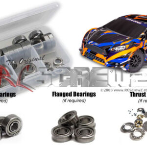 tra122b - Traxxas Ford Fiesta ST Rally VXL (#74276-4) Compatible Metal Shielded Bearing Kit