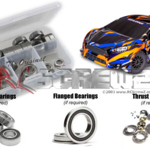 tra122r - Traxxas Ford Fiesta ST Rally VXL (#74276-4) Compatible Rubber Shielded Bearing Kit