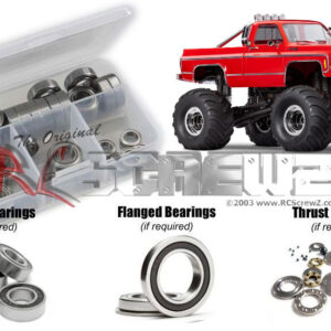 tra125r - Traxxas TRX4 MT 1/18th Chevy K-10 (#98064-1) Compatible Rubber Shielded Bearing Kit