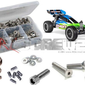 tra128 - Traxxas Bandit XL 2wd 1/10th (#24254-8) Compatible Stainless Screw Kit